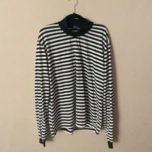 Stecchi Stripped Emo Long Sleeve Shirt Size XL